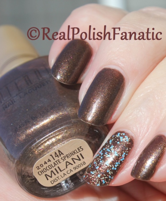 Milani - Chocolate Sprinkles with Sugar Rim accent