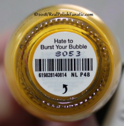OPI - Hate To Burst Your Bubble NL P48 // Summer 2018 Pop Culture Collection