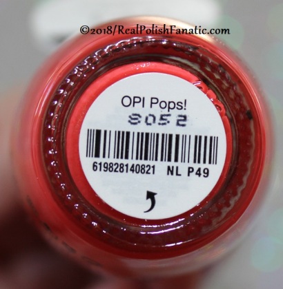 OPI - OPI Pops! NL P49 // Summer 2018 Pop Culture Collection